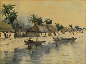 インディアン・ビレッジ、コスメル島、ユカタン州 作： ウィリアムヘンリーホームズ