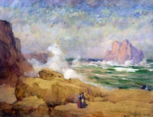 On the Coast of California, n.d. 作： William Henry Holmes