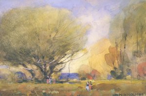 夏の風景、1920年頃 作： William Henry Holmes