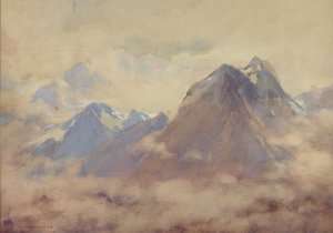 全能の人、高地アンデスの印象、1910年。 作： William Henry Holmes