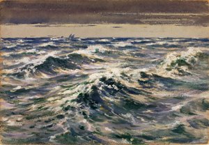 1904年の「The Open Sea」。 作： William Henry Holmes