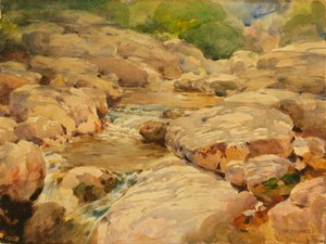 The Placid Potomac, n.d. 作： William Henry Holmes
