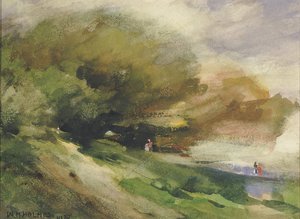 木陰の散歩道 作： William Henry Holmes