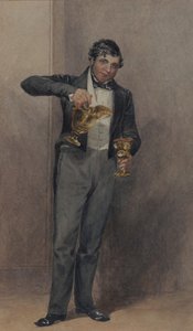 バトラー 1827年頃 （水彩・紙