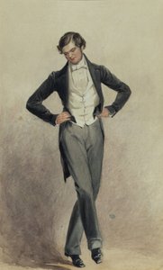 フットマン（水彩・紙 作： William Henry Hunt