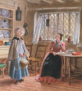 ヒアリングレッスン（水彩画 作： William Henry Hunt