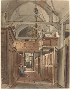 ブッシー教会の内部 作： William Henry Hunt