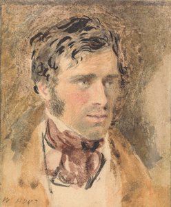 男の肖像 作： William Henry Hunt