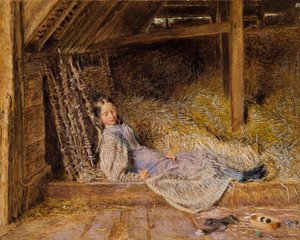 眠り、1835-40年頃 作： William Henry Hunt