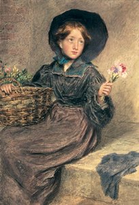 フラワーガール 作： William Henry Hunt