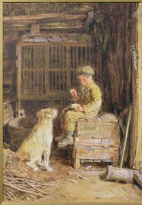 質素な食事 作： William Henry Hunt