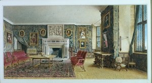 ザ・ライブラリー、ハードウィック 作： William Henry Hunt