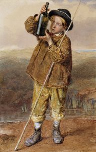若いアングラー、 作： William Henry Hunt