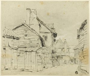 ウォーターレーン、ワトフォード 作： William Henry Hunt