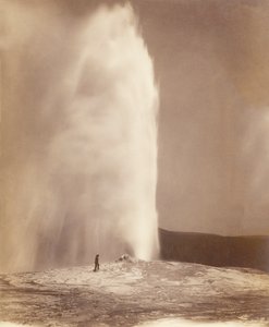 ウィリアム・ヘンリー・ジャクソンのオールド・フェイスフル 作： William Henry Jackson