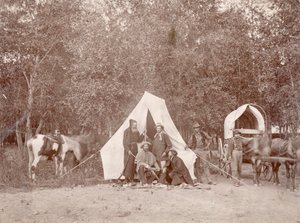 聖十字架の山への旅で、1874 作： William Henry Jackson