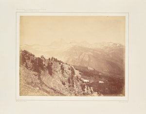 テトン山脈の全景 作： William Henry Jackson