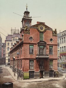 マサチューセッツ州ボストン、旧州議事堂、1900年頃（フォトクローム
