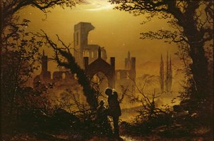 カークストール修道院、ヨークシャー、1877 作： William Henry James Boot