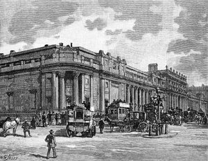 イングランド銀行、ロンドン、1900年。