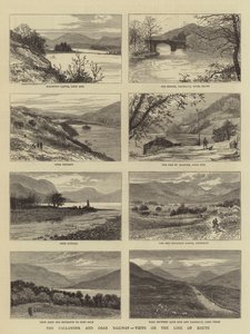 カランダーとオーバン鉄道、路線の眺め 作： William Henry James Boot