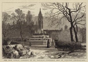 セントパンクラスの新しいパブリックガーデン、旧セントパンクラス教会の墓地 作： William Henry James Boot