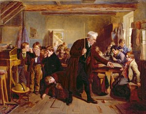 村の学校、1857 作： William Henry Knight