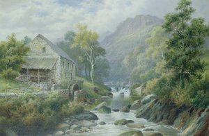 古い廃工場、ドルゲリー（77867ペア） 作： William Henry Mander