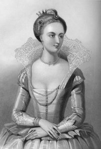 デンマークのアン1665-1714、ジェームズ1世の女王の配偶者、1851年。