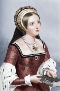 キャサリン・パー1512-1548、ヘンリー8世の6番目の妻、1851年 作： William Henry Mote