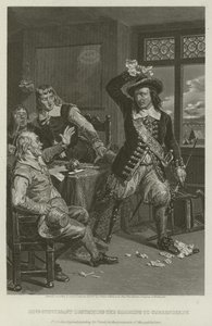 1664年にニューヨークを降伏させるために召喚状を破壊するスタイヴェサント知事 作： William Henry Powell