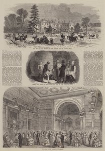 リンカーン伯爵の到来 作： William Henry Prior