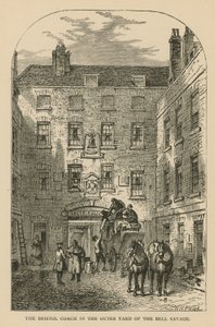 ロンドンのベルサベージの外庭にあるブリストルコーチ 作： William Henry Prior