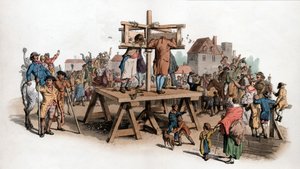 さらし台、1805年 作： William Henry Pyne