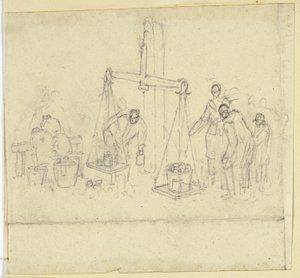 市場でのスケール 作： William Henry Pyne