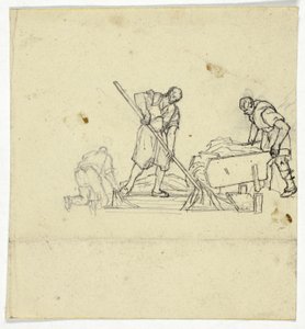 三人の労働者 作： William Henry Pyne