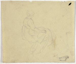 座っている女性 作： William Henry Pyne