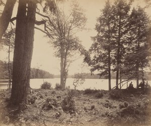 ガノガ湖、1895年頃（写真）