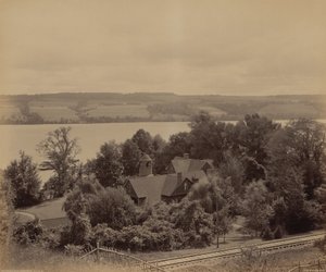 オワスコ湖、カソワスコ、c.1895年（写真） 作： ウィリアム・ハーマン・ラウ