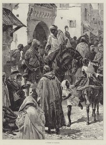 タンジールの街 作： William Heysham Overend
