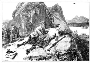 アルバート王子鹿狩り、c1840s、1900。 作： William Heysham Overend