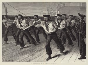 マルモラ海のイギリス艦隊、カットラスドリル 作： William Heysham Overend