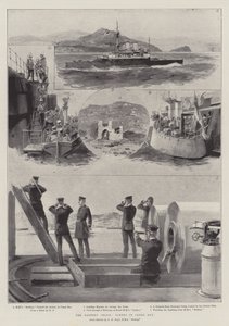 東洋の危機、カニー湾の情景 作： William Heysham Overend