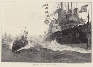 地中海のマイケル・クルム＝セイモア卿の旗艦、サンスパレイユ