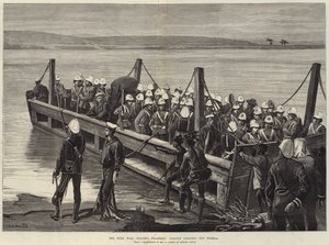 ズールー戦争、トゥゲラを渡るピアソン大佐の柱