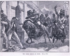 デリー1857年の反乱セポイたち 作： William Heysham Overend