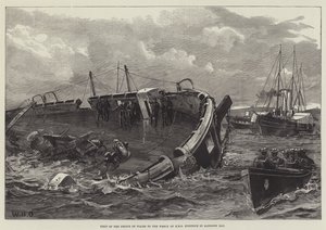 プリンスオブウェールズのサンダウンベイにある難破船のエウリュディケへの訪問 作： William Heysham Overend