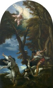 ティツィアーノ後の殉教者聖ペテロの死、1826年頃 作： William Hilton