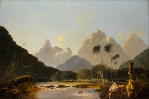オアイテペハ湾、タヒチ 作： William Hodges