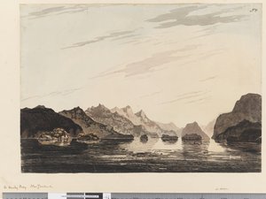 31ページ ニュージーランド・ダスキーベイにて 作： William Hodges